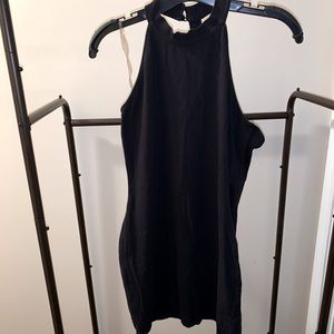 T Strap Little Black Dress
